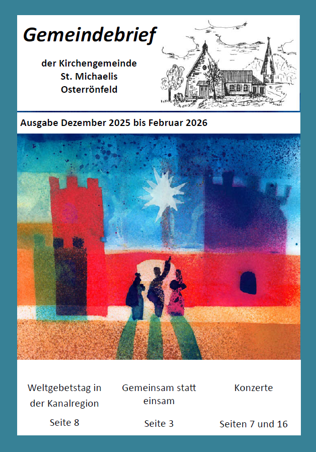 Titelblatt des Gemeindebriefes